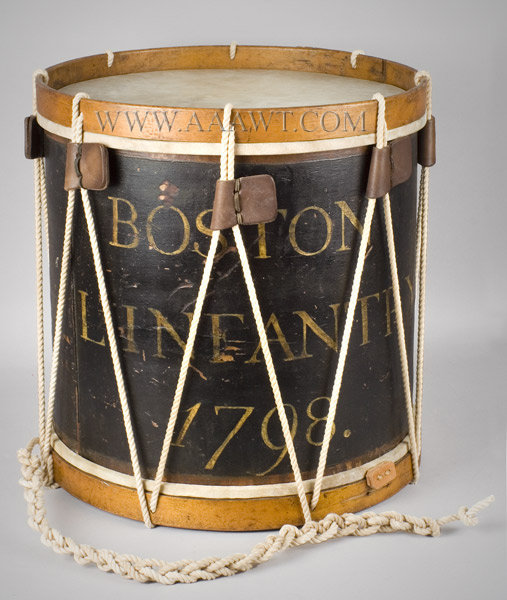 Historic Drum, Boston Light Infantry
Attributed by Label and Association to Henry H. Prentiss, entire view